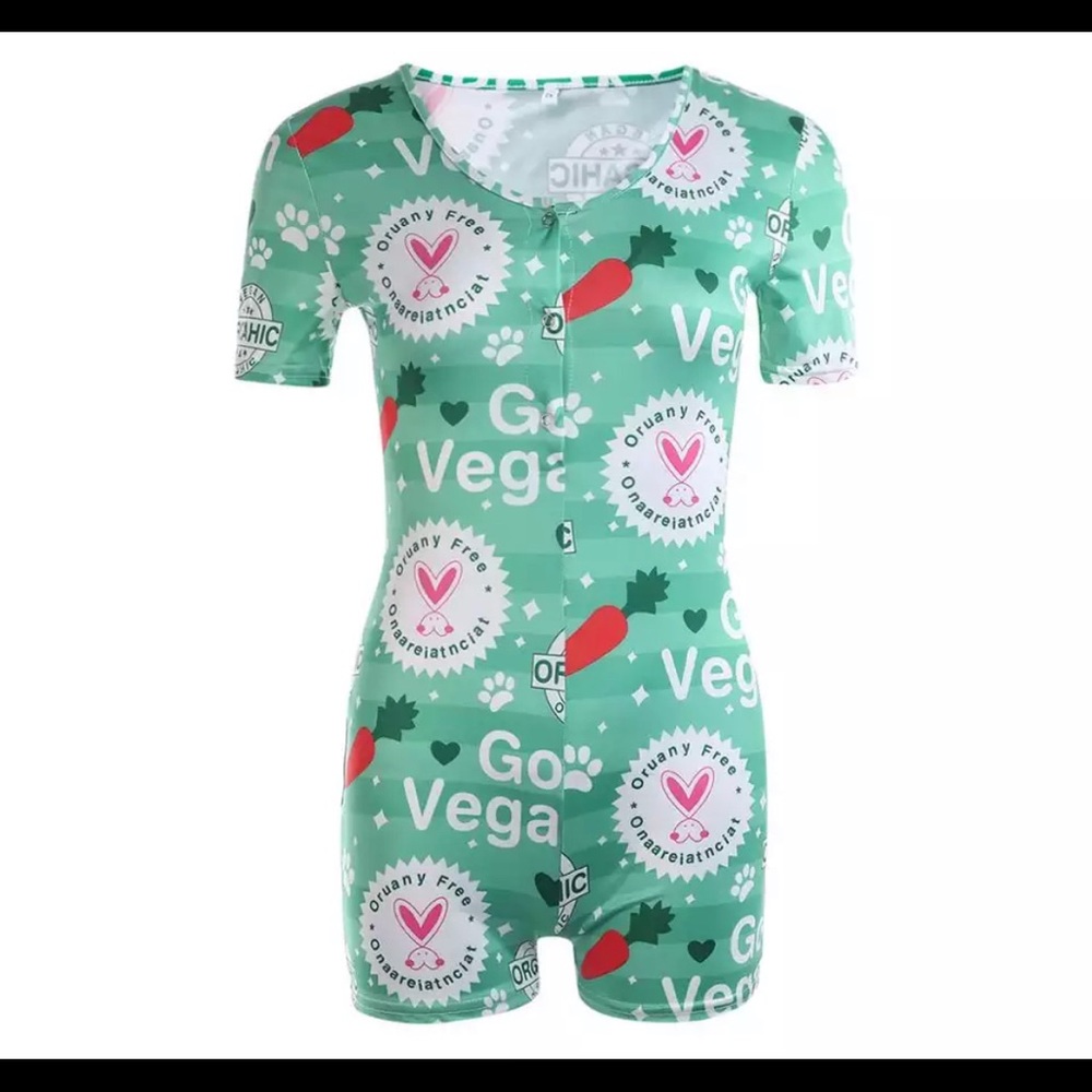 🥕 NWT Go 🥬 Vegan 🌽 Shorts 🥕Onesie